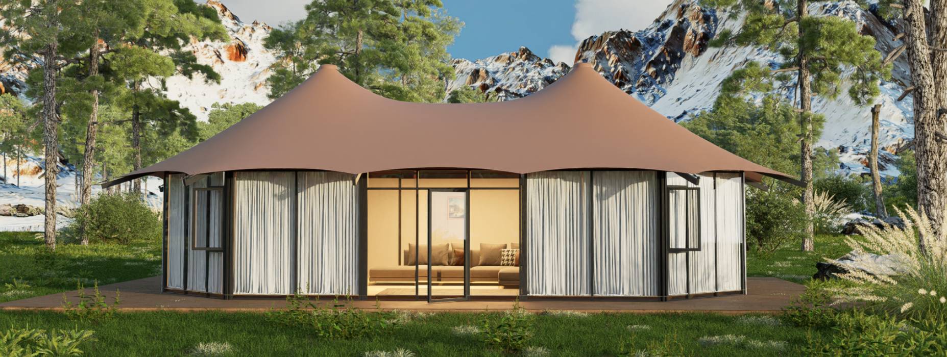 积石山移动式建筑钢结构房屋